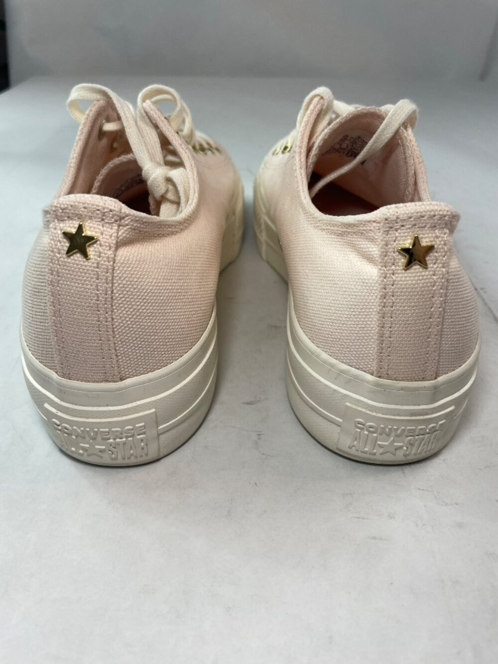 Converse CTAS Lift Ox Sneakers Pale Petal Egret Gold #A12584C Wmn's Size 10 NEW - Picture 5 of 8